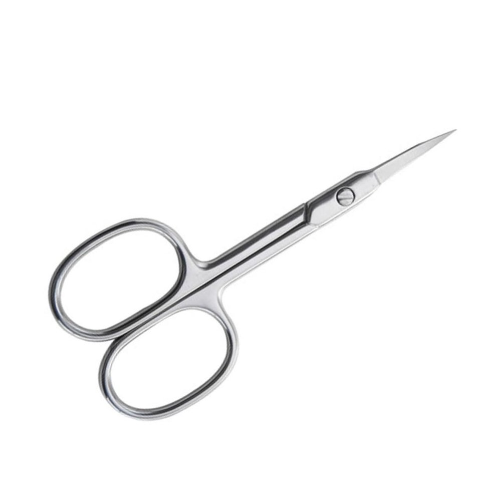 SOESFOUFU Stainless Scissors for Eyebrow and Eyelash Grooming Rounded Tip Design for Safe Trimming Multi-purpose Beauty Tool for Men and Women