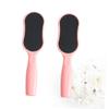 SOESFOUFU 2pcs Double-Sided Foot File Ergonomic Pedicure Rasp for Callus Removal and Foot Care for Smooth Skin Pink Color for Home Professional Use view 3