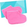 SOESFOUFU Wax Bath Hand Treatment Mitts Insulated Cotton Mittens Set for Spa Home Use Moisture Absorption Therapy for Hands Feet Pink view 3