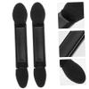 100Pcs Black Sponge Eyeshadow Brush Double Headed Makeup Tool view 4