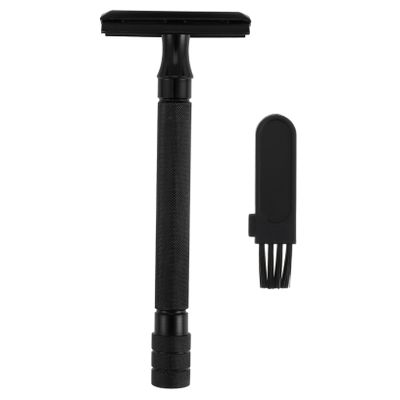 Healeved 3pcs Safety Razor for Women Double Edged Blade Manual Beard Trimmer Gentle Facial Shaving Tool Barber Razor for Travel