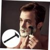 Healeved 3pcs Safety Razor for Women Double Edged Blade Manual Beard Trimmer Gentle Facial Shaving Tool Barber Razor for Travel view 3