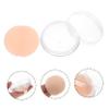 3 Sets Empty Makeup Powder Case with Puff Portable Airtight Orange view 4