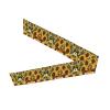 Yellow Sunflowers with Red Butterfly04 Print Sports Tie Headband, Athletic Sweatbands Elastic Hair Wrap Bands,for Basketball, Running view 2