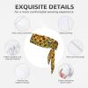 Yellow Sunflowers with Red Butterfly04 Print Sports Tie Headband, Athletic Sweatbands Elastic Hair Wrap Bands,for Basketball, Running view 4