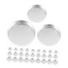 AUTSUPPL 30pcs Round Empty Eyeshadow Pans Versatile Diy Makeup Aluminum Cases for Travel Compact Storage Organization Makeup Lovers view 1