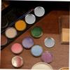 AUTSUPPL 30pcs Round Empty Eyeshadow Pans Versatile Diy Makeup Aluminum Cases for Travel Compact Storage Organization Makeup Lovers view 3