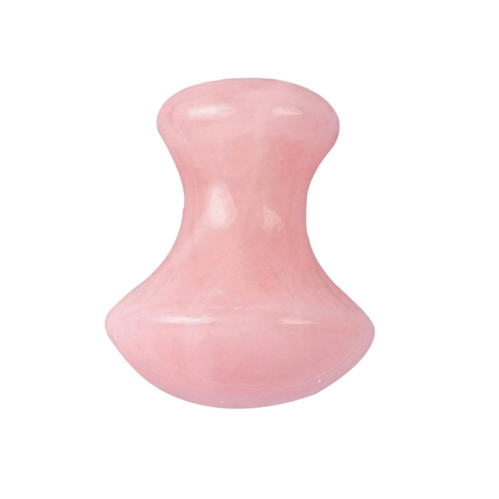 Anneome 1pc Natural Mushroom Scraping Stone for Facial Massage and Gua Circulation and Mobility Ergonomic Design for