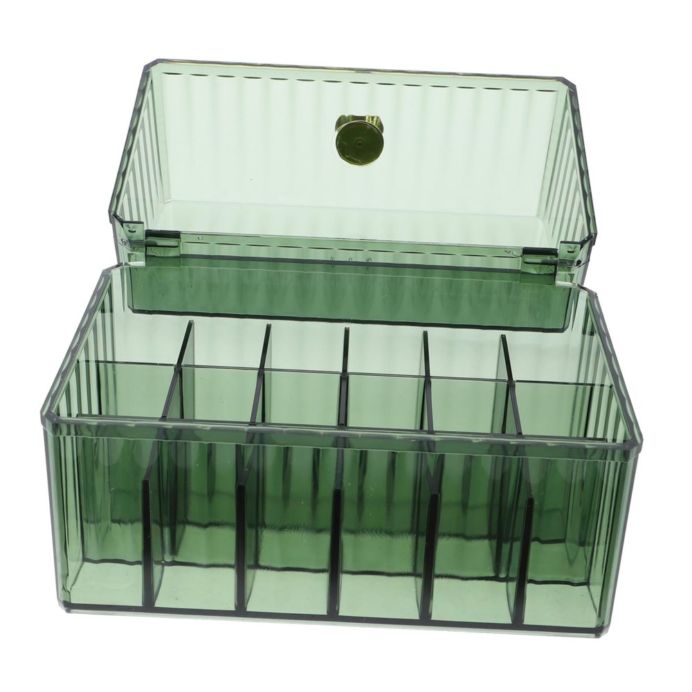 RORPOIR Portable Makeup Organizer Lipstick Holder Cosmetic Storage Box Pet Material Desktop Lipstick Rack