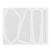 2Pcs Silicone Resin, Barrette 2Pcs Barrette Silicone DIY Hair Stick Making Geometric Pin Tools (Type 2) view 3