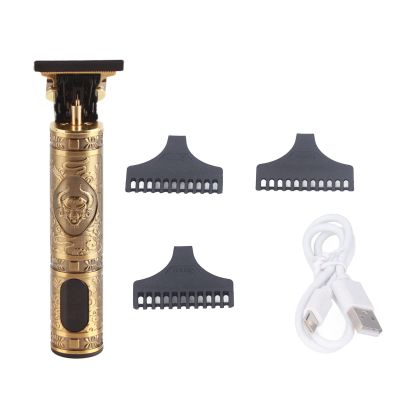 ANGGREK Hair Trimmer, Professional Hair Trimmer High Rotation Speed Intelligent LCD Display for Business Travel