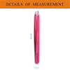BEAUTICS Eyebrow Hair Removal Tweezer for woman & Men Slant Pointed Precision Tweezers for Ingrown Hair Removal Blackhead (BRIGHT PINK) view 2