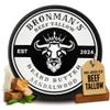 Bronmans Beef Tallow Beard Butter for Men - 4oz - Hydrating Sandalwood Beard and Skin Balm with Shea Butter - Deeply Moisturizing Tallow view 1