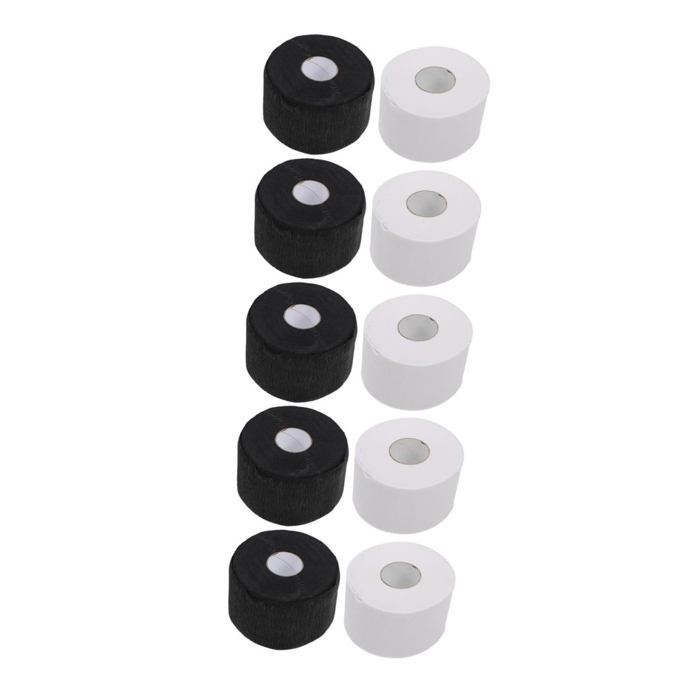 TOVINANNA Disposable Barber Neck Strips 10 Rolls of Hairdressing Neck Paper for Salon Use for Haircuts and Styling