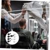 TOVINANNA Disposable Barber Neck Strips 10 Rolls of Hairdressing Neck Paper for Salon Use for Haircuts and Styling view 3