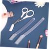 Baluue 1set Eyebrow Kit Eyebrow Trimmer and Scissors for Precise Grooming Non- Handle for Easy Use Safe and Shaping Tools for Men and Women view 3