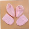 NOLITOY 2pairs Spa Gloves Nighttime Moisturizing Mitts for Dry Hands Paraffin Wax Bath Treatment Mitts Cloth view 2