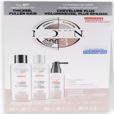 Cleanser Shampoo & Scalp Therapy Conditioner 10.1 Ounce & Treatment 3.4oz (System 3 Kit)