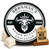 Bronmans Beef Tallow Beard Butter for Men - 4oz - Hydrating Unscented Beard and Skin Balm with Shea Butter - Deeply Moisturizing Tallow view 1