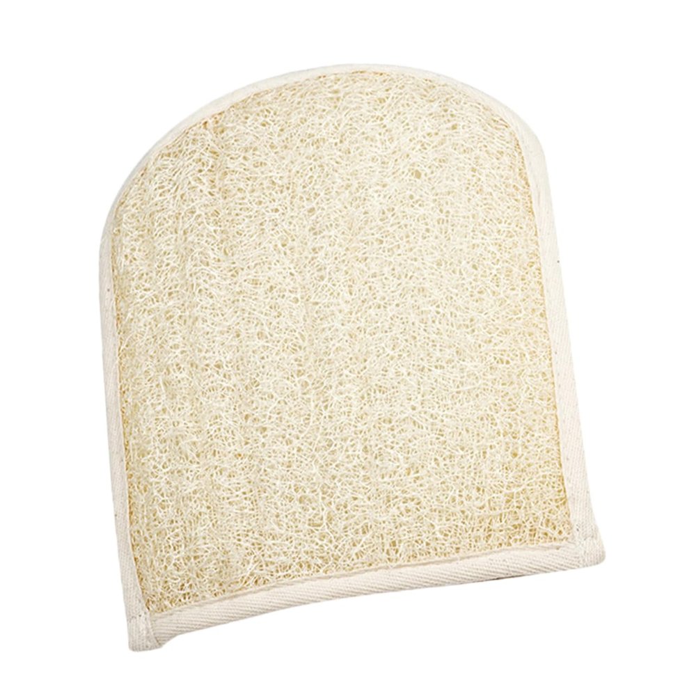 AUTSUPPL Exfoliating Shower Glove for Adults Double-sided Body Scrubber with Natural Loofah Material for Deep Cleansing Back Scrubbing and Spa Massage Experience