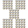 Healeved 125pcs Foil Wax Melting Bowls Nonstick Wax Container for Hair for Amounts of Easy Cleanup Heating view 1