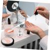 Outanaya 6pcs Small Refillable Cream Jars Lids Leak Wide Mouth Acrylic Bottles for Travel Cosmetics Storage Cream Containers for Face and Eye view 4