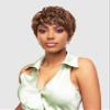 Vanessa Fashion Wigs Short Length Wavy Hair Style Heatwave Synthetic Wigs - SALMA (3T280) view 4