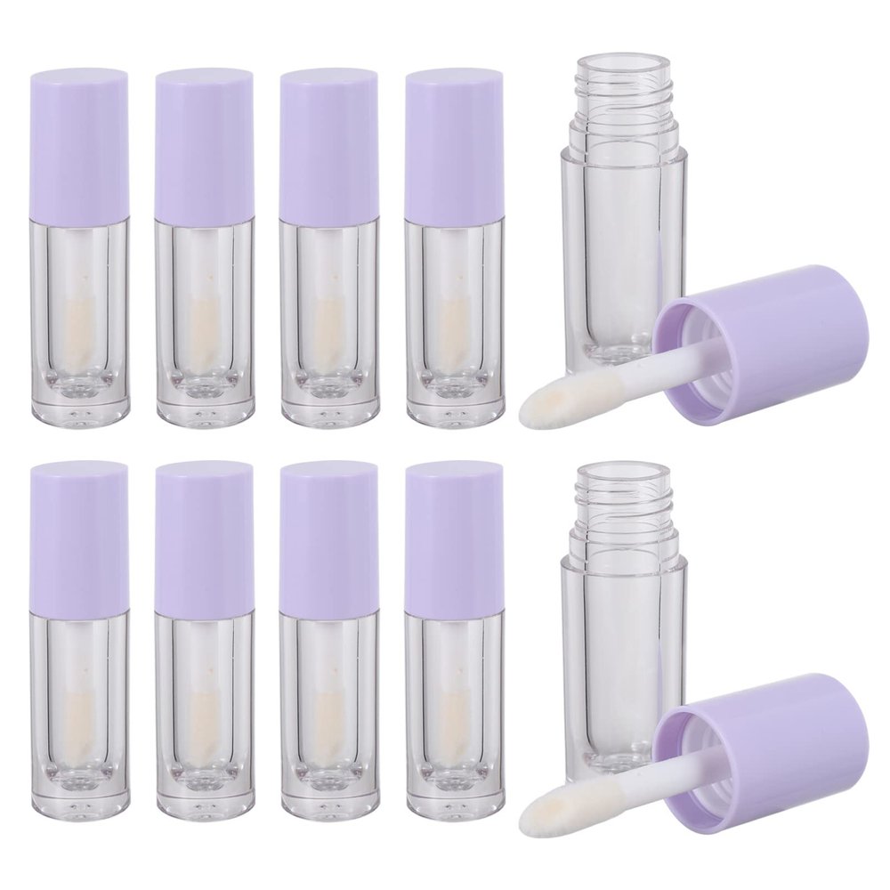 10 Pack 6ml Lip Balm Tubes ABS Refillable Gloss Bottles
