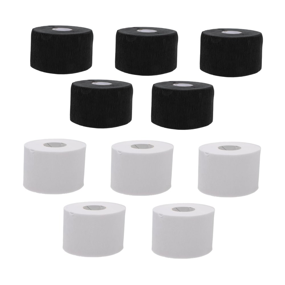 NOLITOY Disposable Neck Covering Paper for Hair Salon 10 Rolls Soft Absorbent Neck Strips for Hairdressing for Barbers and Stylists
