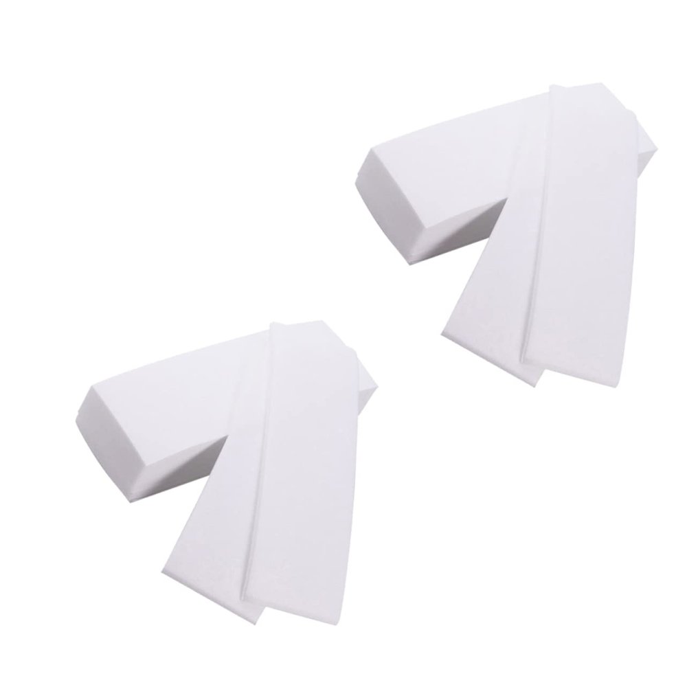 Healeved Thickened Non-Woven Depilatory Wax Paper 160 Pcs 2 Packs Hair Removal for Facial for Professional Waxing Treatments