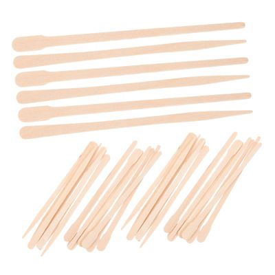 MERRYHAPY Hair Removal Wax Sticks 200 Wooden Waxing Sticks for Face Body Easy to Use Safe Practical