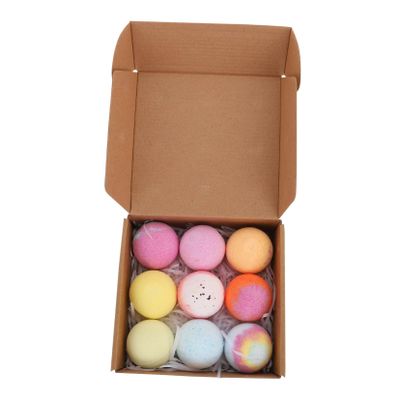 Baluue 9pcs Bath Salt Set Exfoliating Moisturizing for Relaxing Soaks for Moms Girlfriends and Spa
