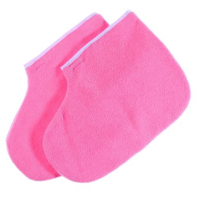 WOONEKY Wax Bath Hand Treatment Mitts Cover Insulated Cotton Feet Hand Care Paraffin Spa Wax Warmer for Moisture Absorption Relaxation