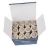 TOVINANNA Curler Set 12pcs Rod Insulated Pads Thermal Insulation Cotton for Hairdressing Perm Moisturizing Cotton Easy to Use Simple Buttons Salon Accessories view 1