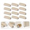 TOVINANNA Curler Set 12pcs Rod Insulated Pads Thermal Insulation Cotton for Hairdressing Perm Moisturizing Cotton Easy to Use Simple Buttons Salon Accessories view 3