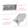Beatifufu 5pcs Replacement Razor Blades for Eyebrow Trimmer Facial Hair Remover Replacement Head Stainless Steel Easy to Clean Replace view 3