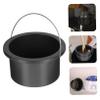 BIUDECO 1pc Wax Melting Container Non-stick Aluminum Wax Bowl for Easy Waxing High Temperature Resistant Melting Accessory for Hair Removal Random view 4