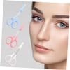 BELLIFFY 3pcs Stainless Steel Eyelash Scissors for Eyebrow and Nose Hair Grooming Includes Curved Straight and Rounded Scissors Portable Beauty Tools for Home Salon Use view 3