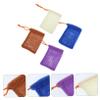 WOONEKY 4pcs Soap Pouch Skin Exfoliating Towels for Comfortable Shower Experience Fast-drying Soap Foaming Holder for All Ages for Home and Travel Use view 3