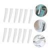 WOONEKY 200pcs Tweezers Tip Silicone Cover Non-skid Protective Caps for Tweezers Dolphin Clips and Bend Clips Safe Replacement for Home and view 4