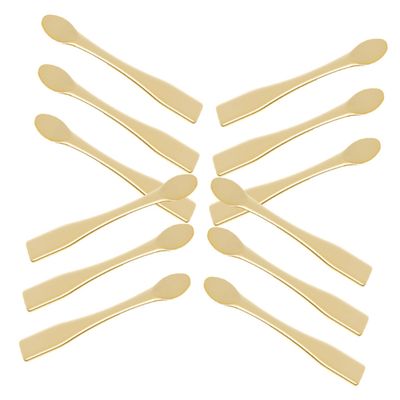 Baluue 12pcs Reusable Face Cream Spatulas Versatile Cosmetic Applicators for Skincare Creams Lotions and Masks Durable Abs Material for Beauty Routines