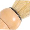 TOVINANNA Handheld Beard Brush Boar Bristle Grooming Tool for Men Soft Comfortable Design for Shaving Hairdressing Cleaning for Father Day view 4