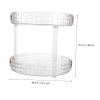 AUTSUPPL Makeup Organizer Storage Rack Rotating Cosmetic Holder Vanity Organizer Countertop view 4
