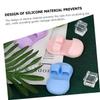 MERRYHAPY 3pcs Silicone Facial Scrubber Glove Shape Brush Exfoliator for Cleanse Makeup Removal view 4