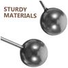 Baluue 2pairs Maker for Cheeks Portable Facial Trainer Depth Lightweight Design for Beautiful Smile Enhancement Black view 2