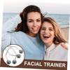 Baluue 2pairs Maker for Cheeks Portable Facial Trainer Depth Lightweight Design for Beautiful Smile Enhancement Black view 3