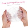 Baluue 3 Pcs Face Bubbler Maker Er Mesh Soap Bag Set Drawstring Rope for Wall Hanging Compact Storage view 3