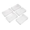 Gogogmee 5pcs Transparent Blusher and Eye Shadow Containers for Travel Portable Cosmetic Cases for Makeup Diy and Samples with Lid Design for Easy Storage view 1
