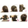 Gogogmee 9pcs Sponge Bun Maker Hair Braider Donut Bun Maker Heatless Curls Elegant Hair Style view 3