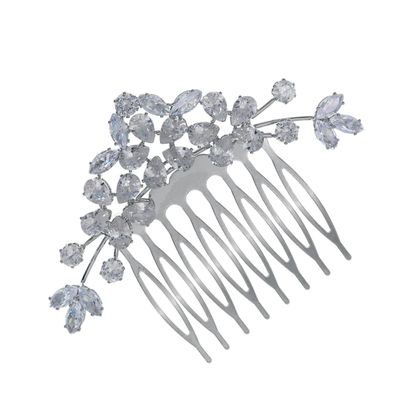 AUTSUPPL Bride Rhinestone Hair Comb Elegant Hair Accessories for Wedding Parties and Everyday Wear Material Shiny Finish for Charm and Compliments